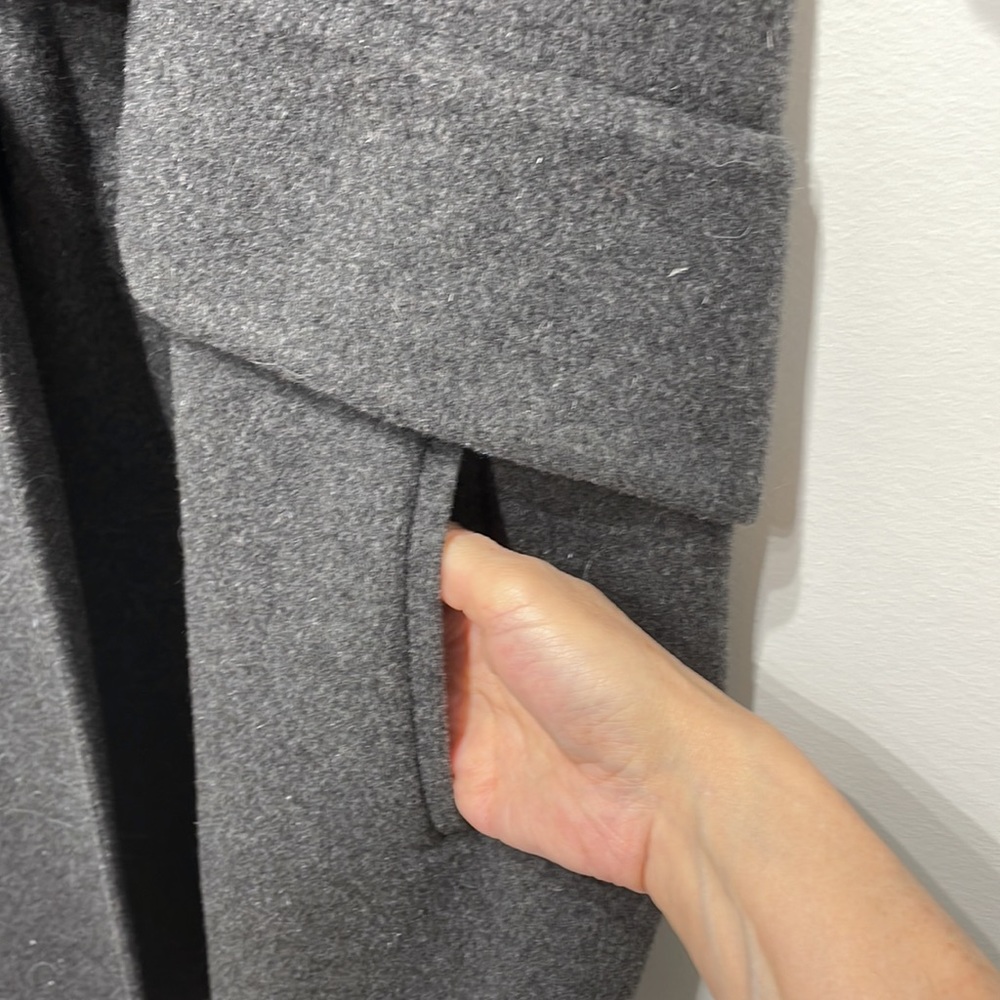 10 Crosby Derek Lam Gray Coat - Picture 8 of 11